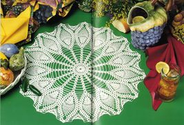 South Maid Pineapple Parfait Orient Star Woodland Lace Crochet Doily Patterns - £10.38 GBP