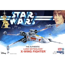 MPC STAR WARS Luke Skywalker X-Wing Fighter SNAP PLASTIC MODEL KIT MPC94... - £22.64 GBP