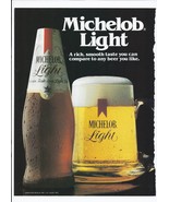 1982 Michelob light Beer Print Ad 8.5&quot; x 11&quot; - £15.09 GBP