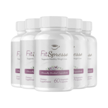 5 Pack FitSpresso Health Support Supplement New Fit Spresso (300 Capsules) - £109.45 GBP