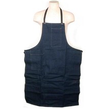 Apron Denim Bib 2 Pockets Work Shop Jewelers Workshop Hobby Craft Jewelry Tool - $12.74