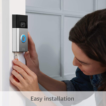 1080P HD Video Ring Video Doorbell Improved Motion Detection, Easy Installation - £127.86 GBP
