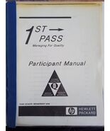 1992 Hewlett-Packard HP Quality Management Manual Vintage Tech - $30.00