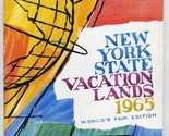 New York State Vacation Lands Booklet 1965 Worlds Fair Edition Rockefeller - £19.88 GBP