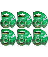 Scotch Magic Tape Invisible Matte Finish 3/4&quot; X 500&quot; (Pack of 6) - $20.36 CAD