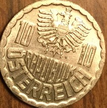 1982 Austria 10 Groschen Coin - £1.01 GBP