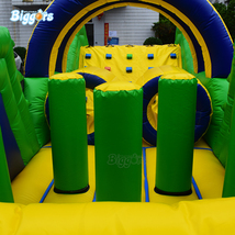 Commercial Inflatable Obstacle Course Bounce House with Blower image 5