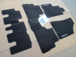 Carpets Floor Mats Set Black OEM For 2012 2013 Kia Sorento Seven 7 Passe... - $54.45
