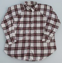 Terra &amp; Sky Women&#39;s Soft Flannel Shirt Size 0X (14W) - $15.00