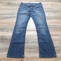 A New Approach A.N.A. Womens 29/8 Boot Cut Jeans Denim Medium Wash Stretch Blue - £16.54 GBP