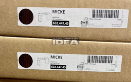 Brand New IKEA MICKE Black-Brown Desk Outlet Drawer 55 7/8x19 5/8” 602.447.45 - £177.34 GBP