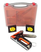 B-STOCK 3 WAY STAPLER STAPLE GUN KIT Heavy Duty Upholstery Wood Ceiling ... - $225.38 MXN