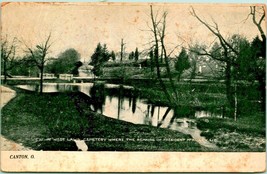 West Lawn Cemetery McKinley Grave Site Canton Ohio OH 1908 DB Postcard - £8.69 GBP