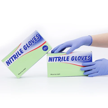 10 boxes nitrile medical examination gloves, disposable Powder free nitrile glov - £64.11 GBP