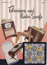 1950 Television and Radio Scarfs Crochet Patterns Star Book No 78   - $10.00