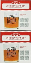 Holiday Time Whiskey Gift Set BRAND NEW One glass and 4 chilling stones Lot of 2 - £18.67 GBP