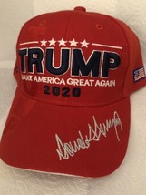 Trump Hat 2020 Red Maga President Signature Gop Republican Usa Flag America New - £14.27 GBP