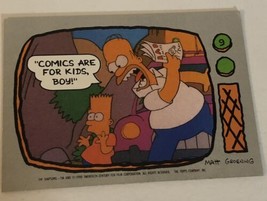 The Simpson’s Trading Card 1990 #9 Bart Simpson Homer - £1.54 GBP