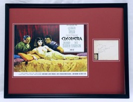 Walter Wanger Signed Framed 18x24 Cleopatra Poster Display JSA 1942 Auto... - $494.99