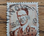 Belgium Stamp King Baudouin 2f50 Used Circular Heavy Cancel - $0.94
