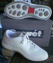New Women&#39;s Propet SOFTWALKER W8404 white leather oxfords - $110.00