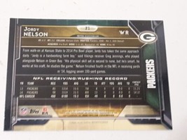 Jordy Nelson Green Bay Packers 2015 Topps Chrome Card #21 - £0.78 GBP
