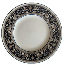 Wedgwood Florentine salad plate 8&quot; dark blue brown dragon bone china England - £28.42 GBP