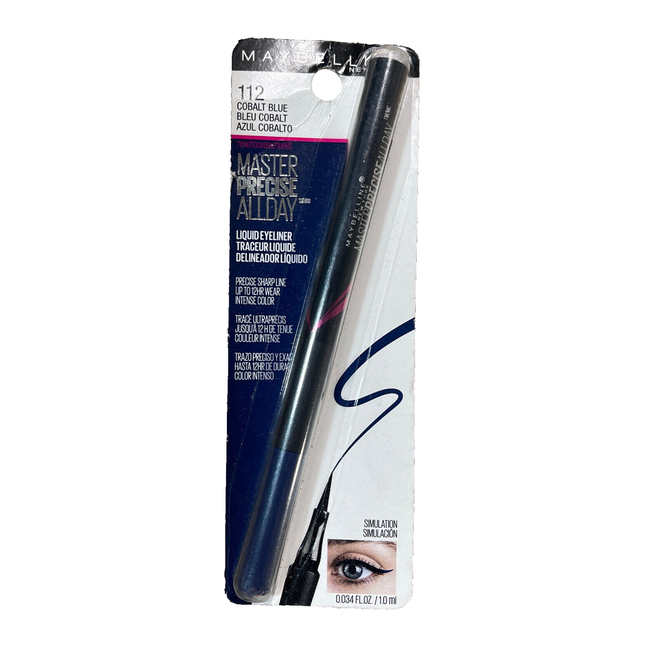 Maybelline Master Precise All day Liquid Eyeliner #112 Cobalt Blue - $15.19