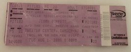 Jimmy Buffett Full Ticket Stub August 1 2006 Tweeter Center Camden NJ Pi... - $19.12