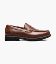 Nunn Bush Odin II Moc Toe Penny Loafer Shoes Cognac 85154-221 image 3