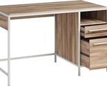 Sauder Nova Loft Home Office Desk with Drawers, L: 48.98&quot; x W: 24.96&quot; x ... - $1,019.99