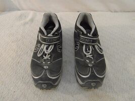 MEN'S PEARL IZUMI GRAY WHITE LACE UP HOOK &amp; LOOP STRAP 11 SHOES NM34064 - $36.01