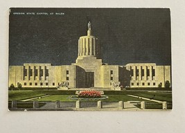 Oregon State Capitol At Salem Oregon Postcard - £7.84 GBP