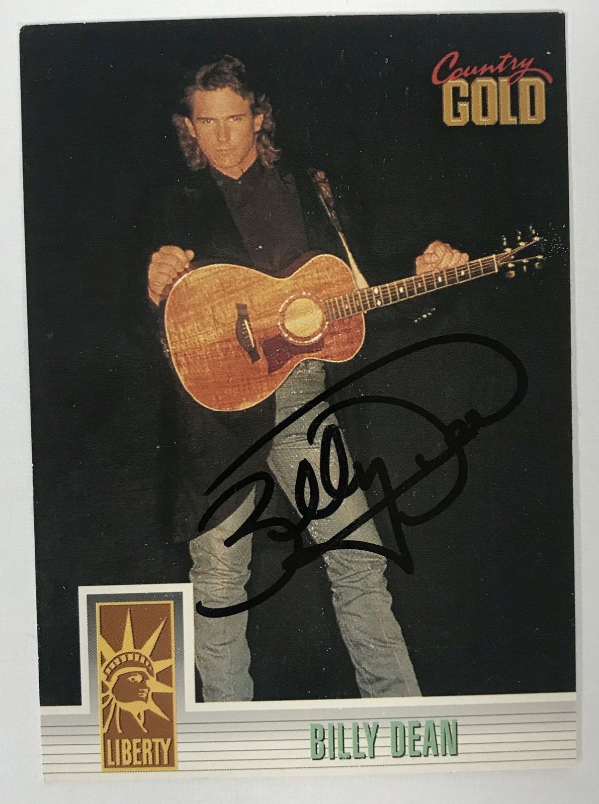 Billy Dean Signed Autographed 1993 Sterling Trading Card - $15.00