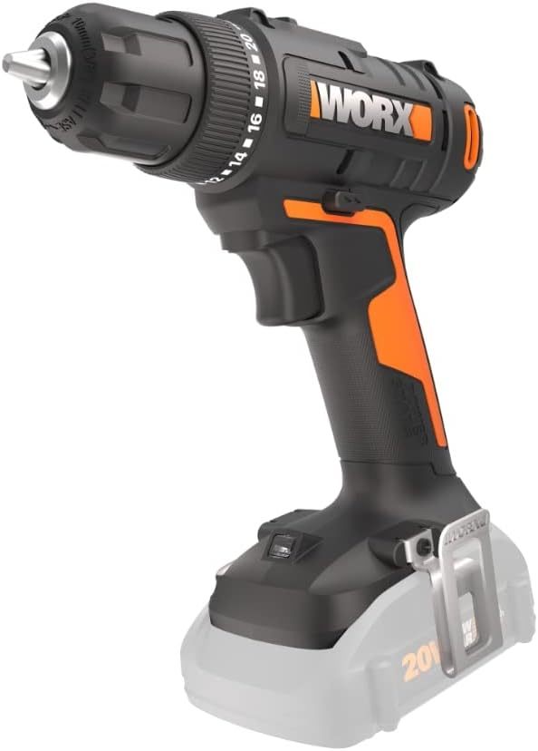 Drill/Driver Power Share - Worx 20V 1/2" Wx100L. - £39.91 GBP