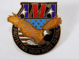 AMA AMerican Motorcycle Association JACKET PIN Protecting Your Right to ... - £4.74 GBP