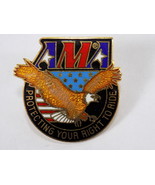 AMA AMerican Motorcycle Association JACKET PIN Protecting Your Right to ... - £4.64 GBP