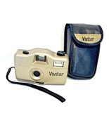 Vivitar Focus Free Point and Shoot 35MM Camera With Built in Flash  And ... - £11.67 GBP