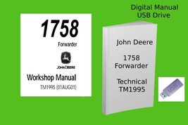 John Deere 1758 Forwarder Workshop Manual TM1995 - £14.84 GBP+
