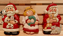 Eddie Walker Ornaments Midwest of Cannon Falls Holiday Christmas Signed LOT OF 3 - £31.38 GBP