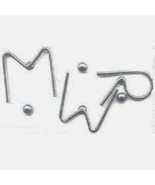 6 Metal BBQ Grill Metal Letters   M, R, W - $7.99