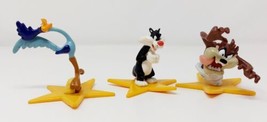 Applause Looney Tunes PVC Figure Lot (3) Stars Road Runner, Sylvester, Tas 1996 - $41.44