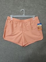 Columbia Blossom Bay Shorts Women L Orange Elastic Stretch Nylon Lightwe... - £23.63 GBP