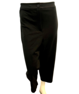 Eileen Fisher Black Tapered Capri Pant Knit Flat Front Size 2X NWT - $52.12 CAD