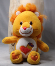 Care Bear Cousins Brave Heart Lion 8&quot; Orange 2004 Plush Stuffed Animal - £9.99 GBP