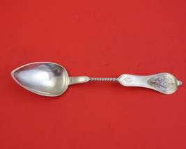 Saxon Stag by Duhme Coin Silver Dinner Spoon BC Pointed Round Tip End 8 ... - $305.91
