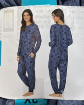 Harry potter NWT women’s 2X Blue cozy long sleeve pant pajama set sf7 - $27.62