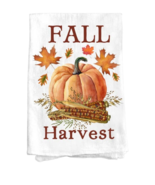 Fall Harvest Pumpkin 100% Cotton Kitchen Hand Drying Dish Towel - €5,06 EUR