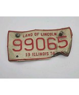 Vtg Original 1974 Illinois Motorcycle License Plate Garage Classic Biker... - $15.00