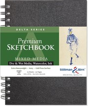 Stillman &amp; Birn 600680 Delta Series 6&quot; x 8&quot; Wirebound Premium Sketchbook - $23.99